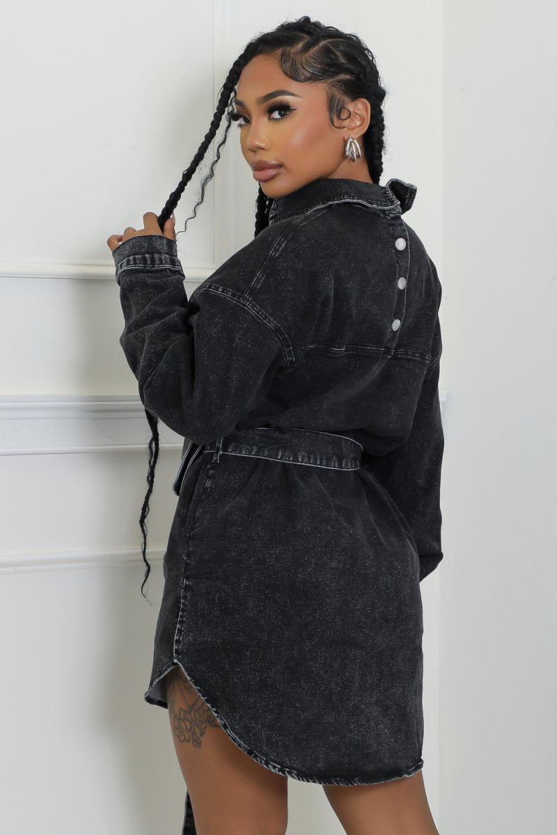 Jean Button up Dress