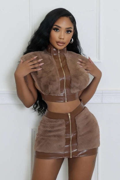 Brown Sugar Skirt Set