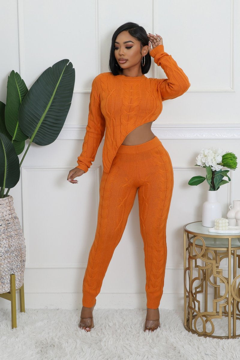 Cozy Knitted Pants set