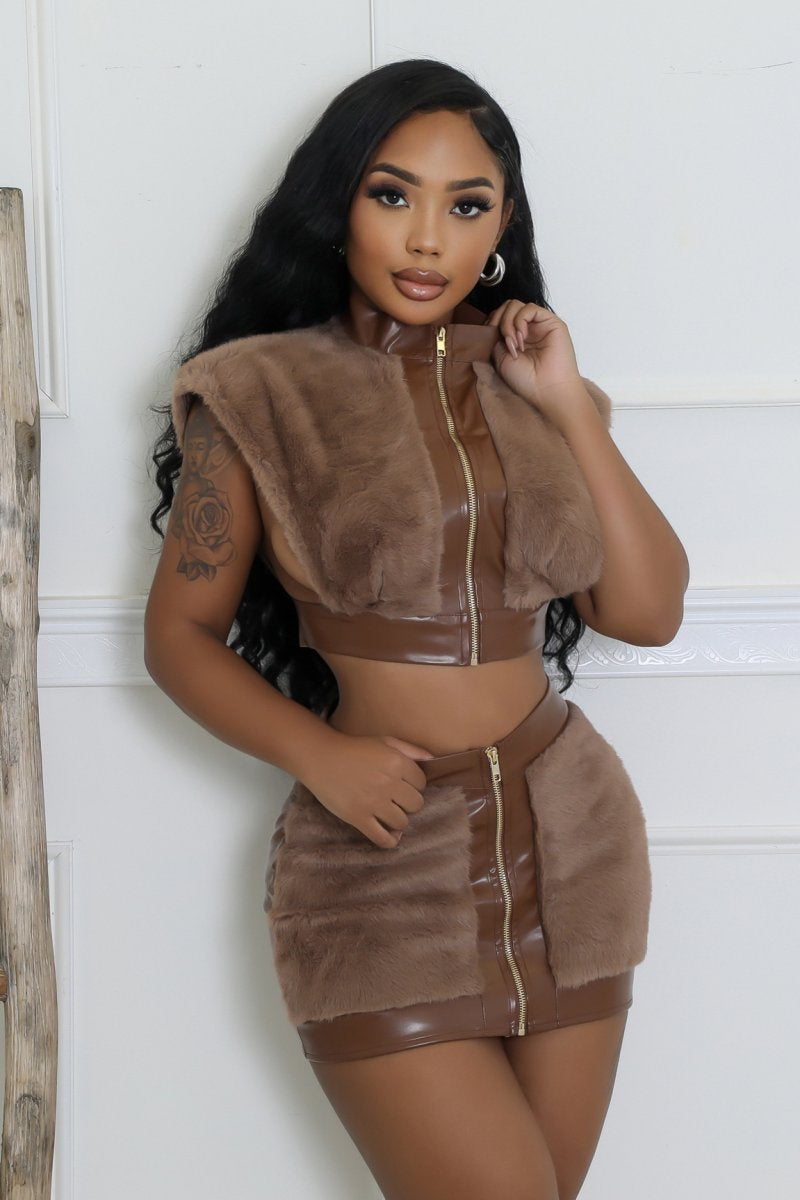 Brown Sugar Skirt Set