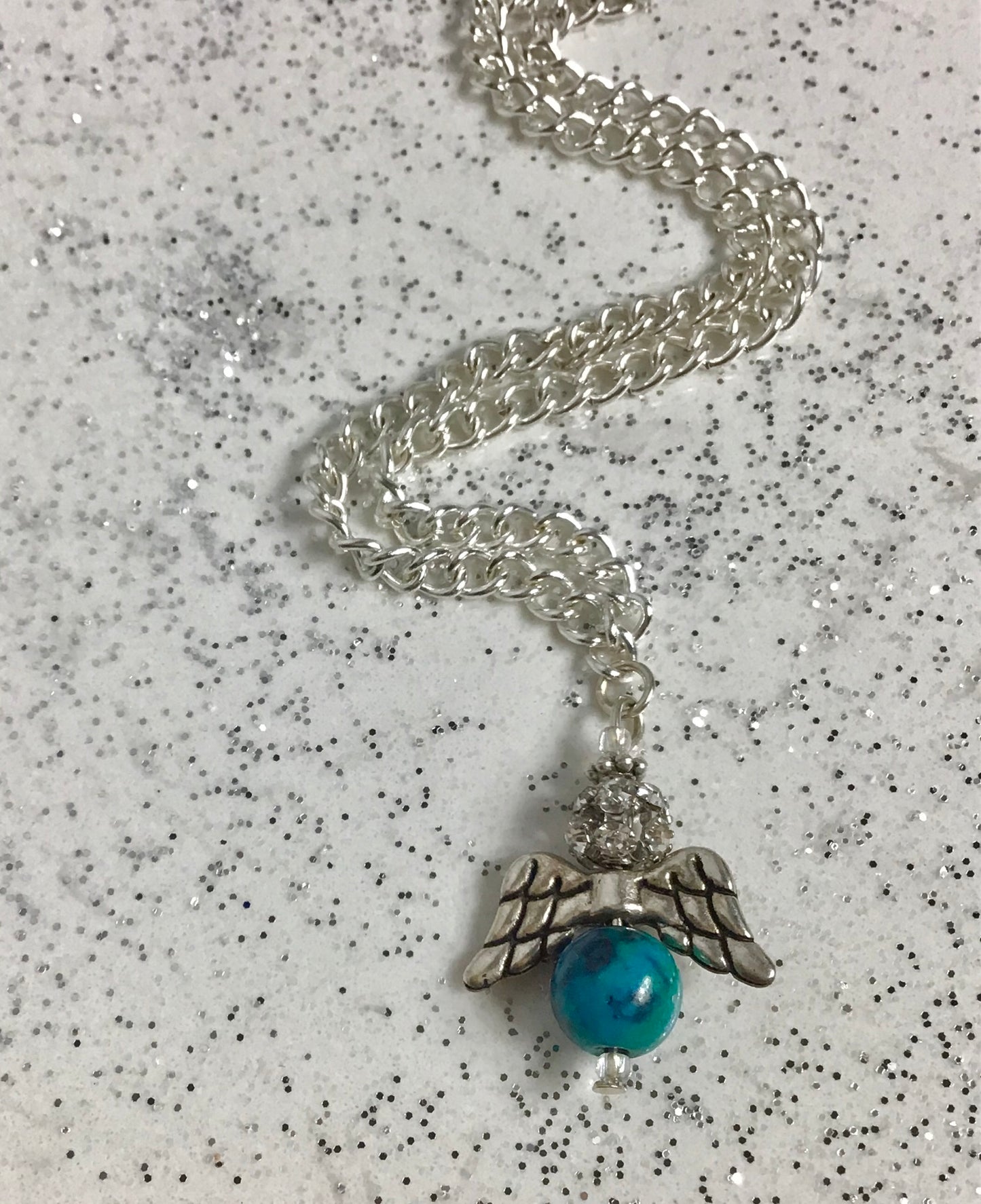 Turquoise Angel Necklace