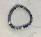 Marble Glass Bead Bling Bracelet