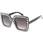 Black Studded Sunglasses