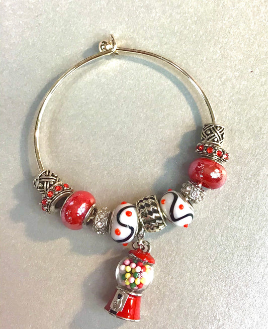 Gum Ball Charm Bracelet