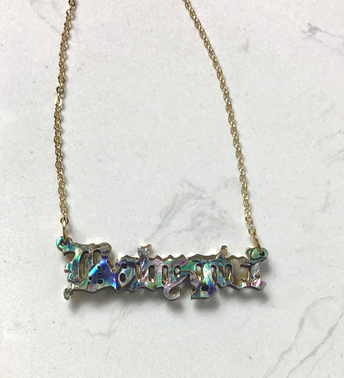 Galaxy Babygirl Chain