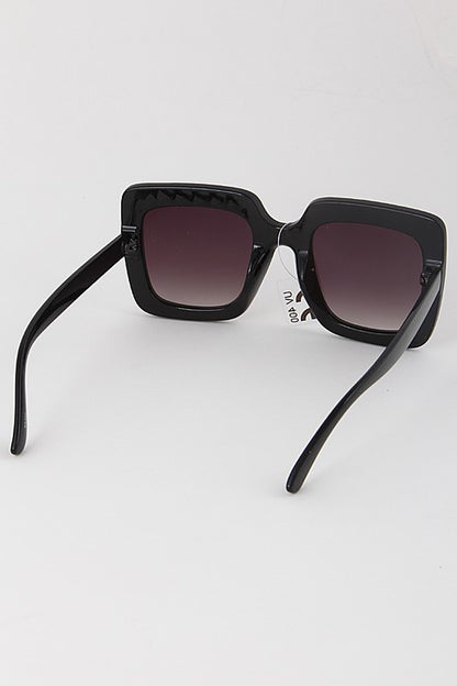 Black Studded Sunglasses